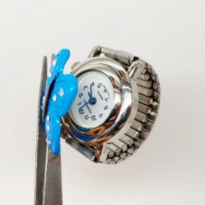 Vintage Persona ring watch silver tone by migi (Unsigned) works